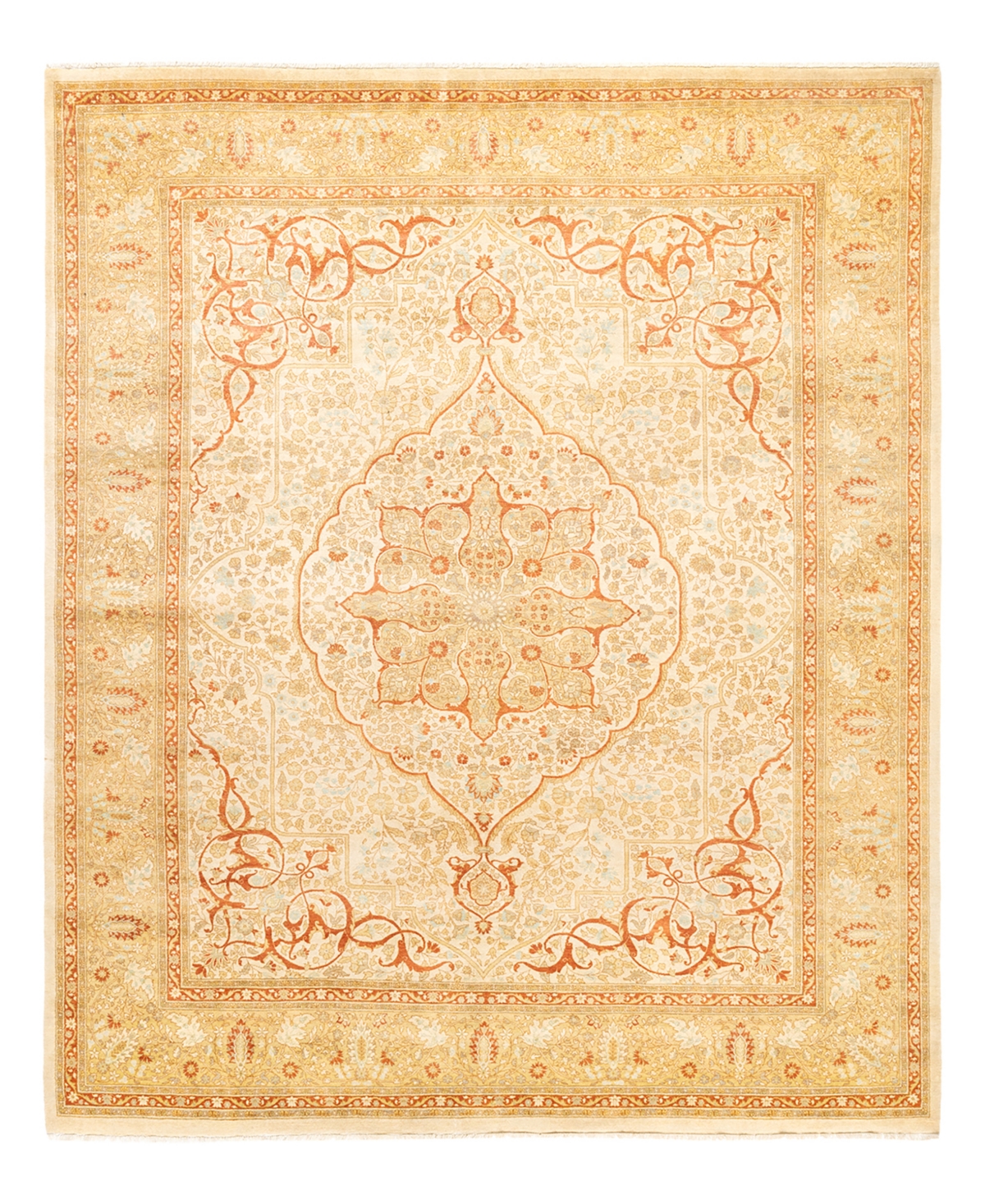 Closeout! Adorn Hand Woven Rugs Mogul M1422 8'3in x 9'10in Area Rug - Ivory