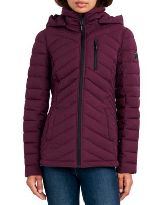 thumbnail image 2 of Nautica Women's Water Resistant Puffer Jacket With Removable Hood – Full Zip 2 of 3