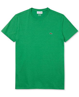 Lacoste Men's Crew Neck Pima Cotton T-Shirt & Reviews - T-Shirts - Men ...