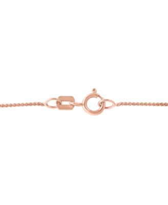 Ruby Infinity 18" Pendant Necklace (3/8 ct. t.w.) in 14k Rose Gold