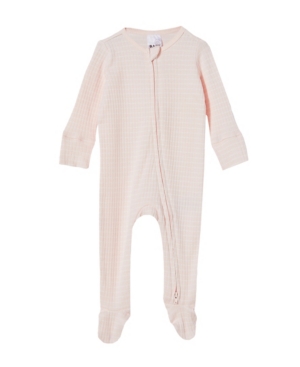Baby Girls Organic Newborn Zip Through Romper