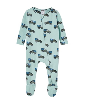 Baby Boys The Snug Long Sleeve Zip Romper