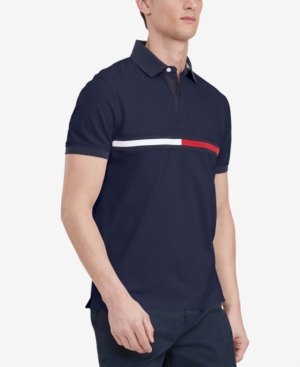 Tommy Hilfiger Men's Custom-Fit Tanner Logo Polo