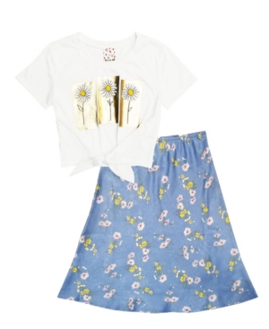 Belle Du Jour Big Girls 2 Piece Skirt Set