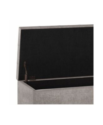 Cosmopolitan Contemporary Rectangle Storage Ottoman