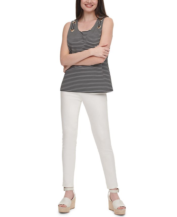 Grommet Tank Top