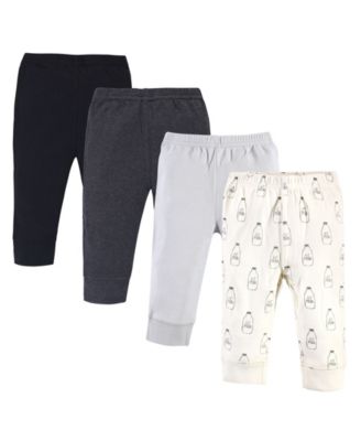 Baby and Organic Cotton Pants 4pk, Milk