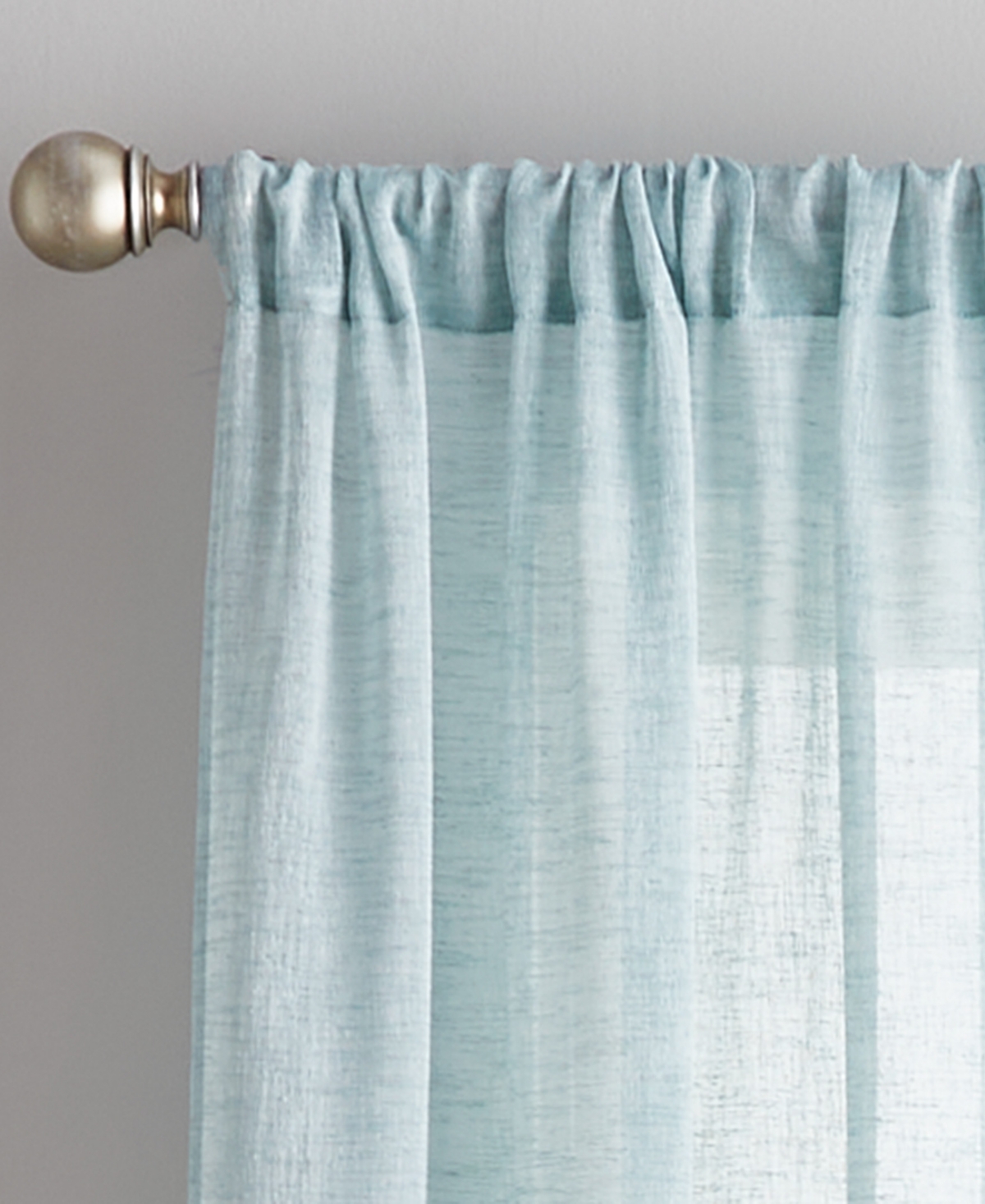 Curtainworks Pandora Sheer 63" x 38" Pole Top Panel, Set of 2