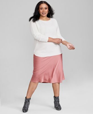 macy's womens cashmere sweaters plus size