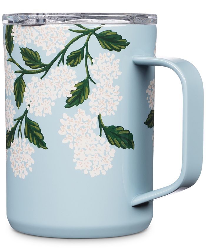 Corkcicle Blue Hydrangea Insulated Mug & Reviews Story Macy's