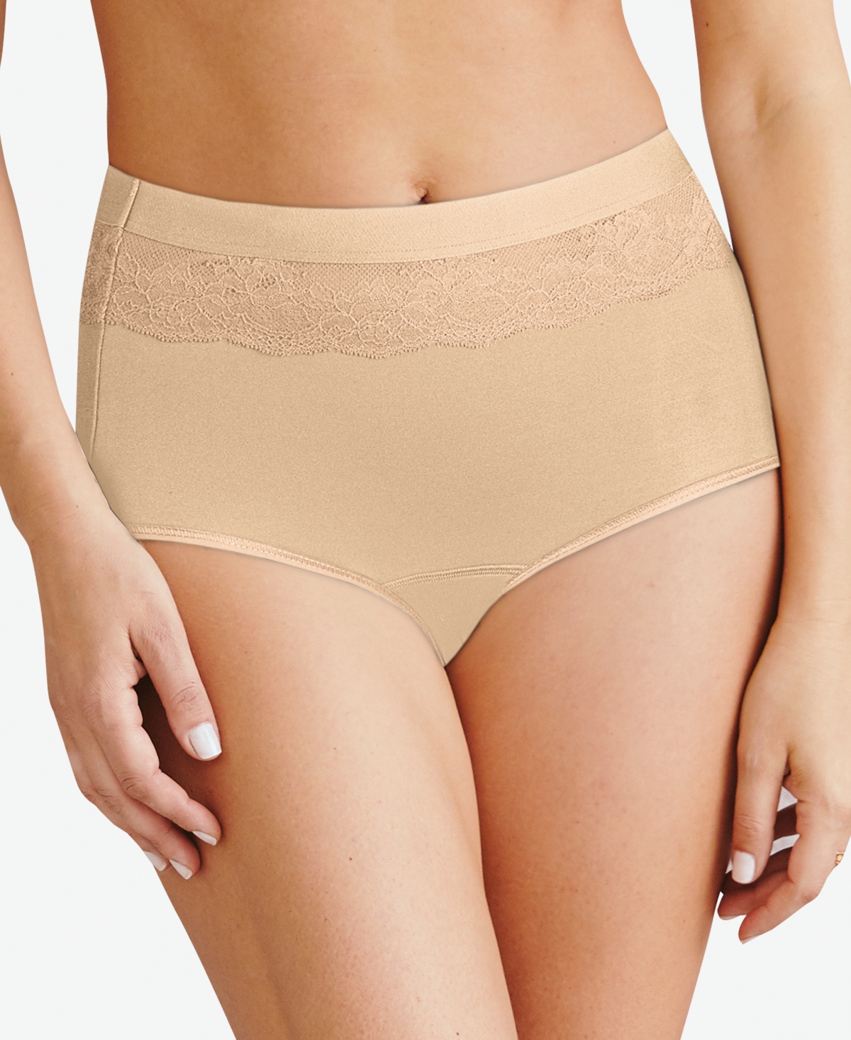 Women's Beautifully Confident Brief Period Underwear With Light Leak Protection DFLLB1 - Perfect Purple