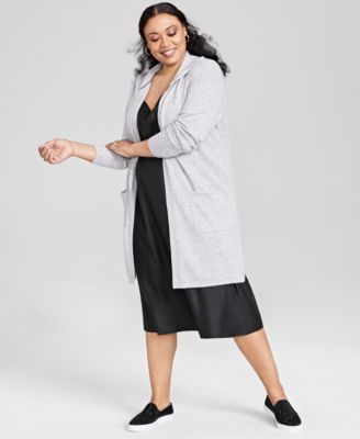 macys cashmere sweaters plus size