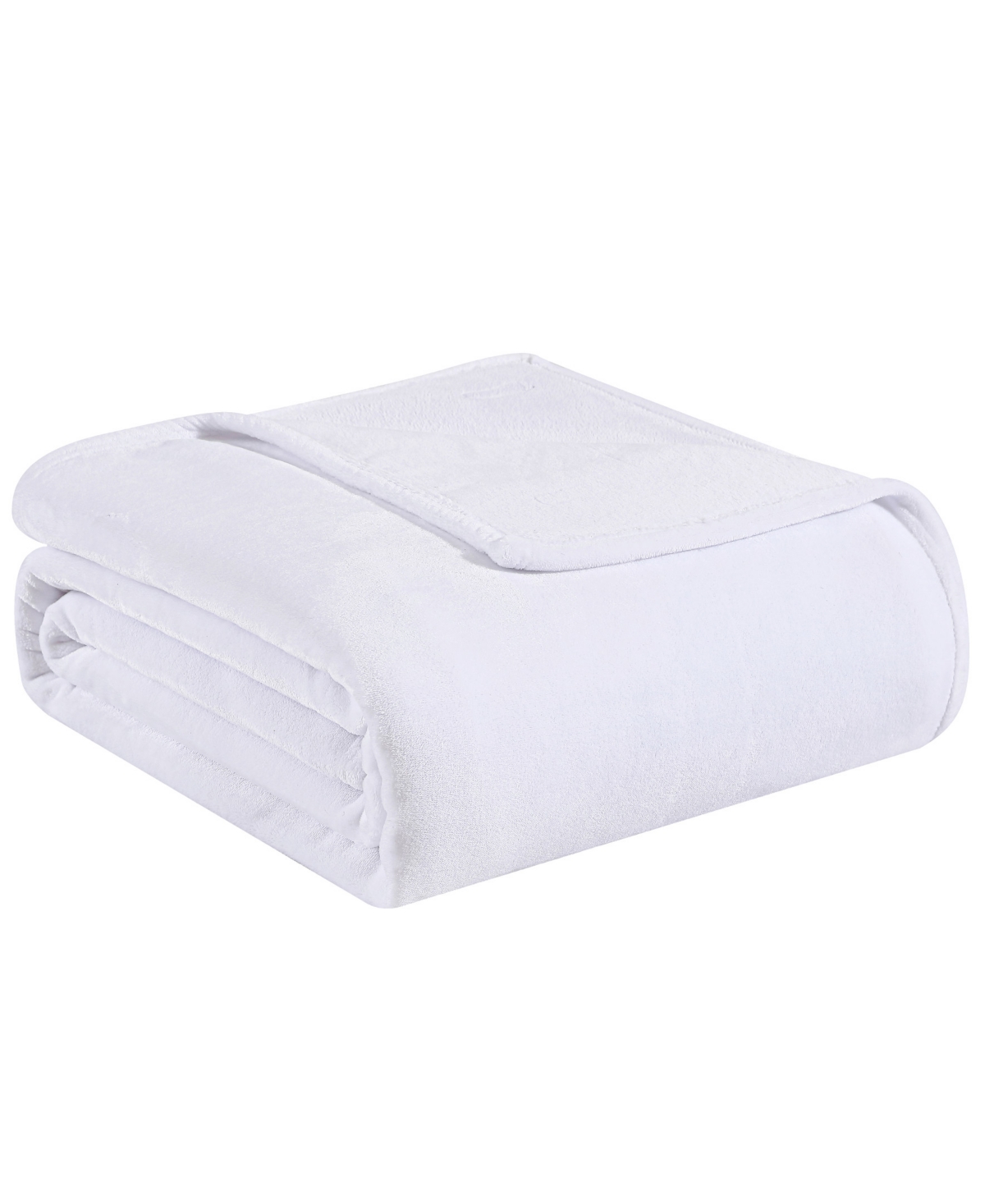 Tommy Bahama Home Tommy Bahama Solid Ultra Soft Plush Blanket Collection In White