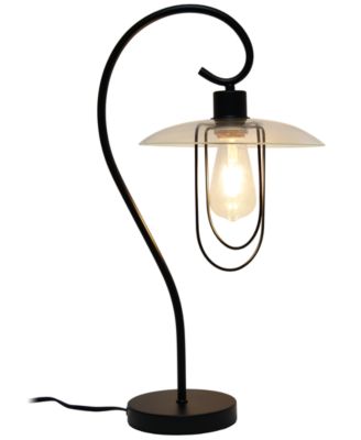 Modern Metal Scroll Table Lamp