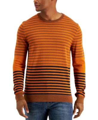Alfani - Men's Simple Stripe Sweater