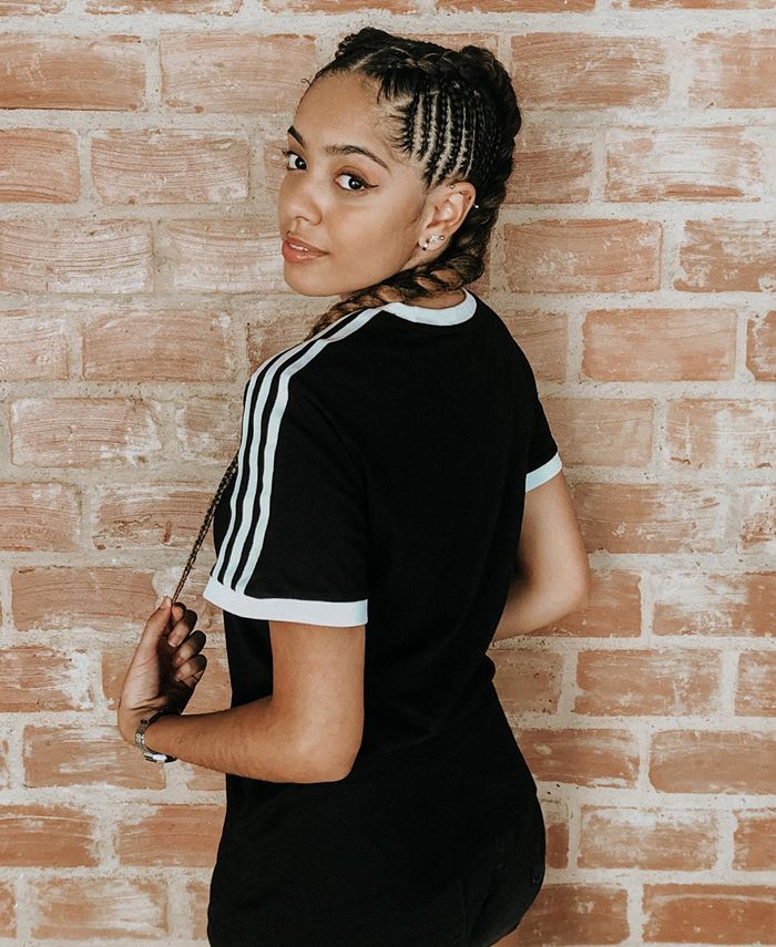 adidas Women's Cotton 3 Stripes TShirt Macy's