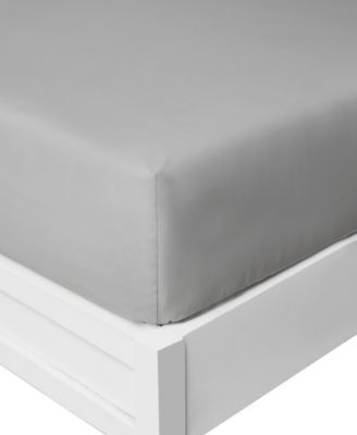 Solid Cotton Rich Blend Fitted Sheet, Full