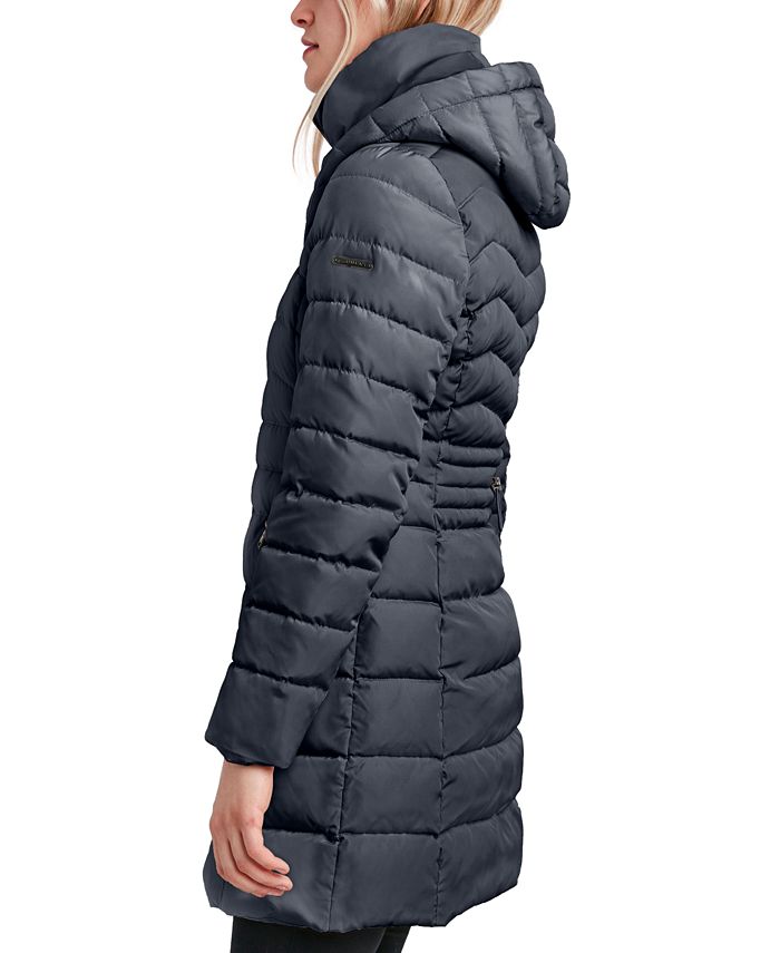 Laundry by Shelli Segal Women's FauxFurTrim Hooded Puffer Coat