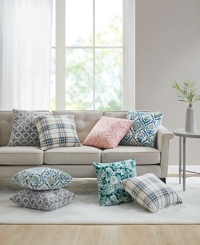 JLA Home Patterned 2pack Decorative Pillows, 18" x 18" Macy's