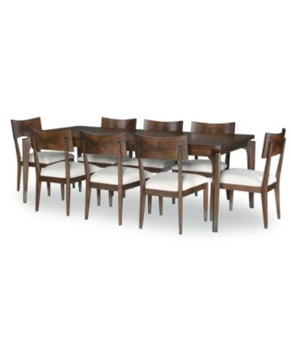 Savoy 9pc Dining Set (Table & 8 Side Chairs)