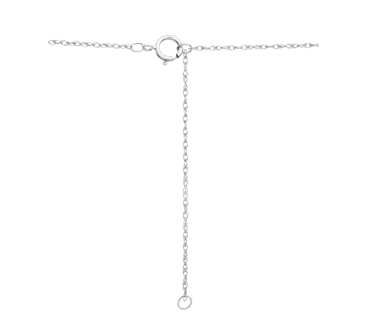 Wrapped Diamond Paperclip Pendant Necklace (1/3 ct. t.w.) in 14k 18