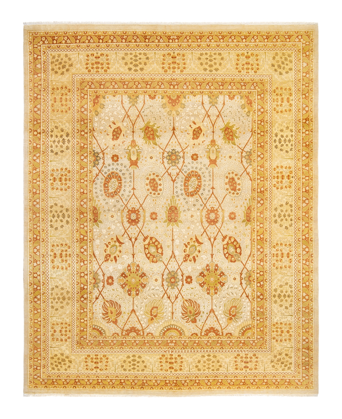 Closeout! Adorn Hand Woven Rugs Mogul M1749 8'2in x 10'5in Area Rug - Ivory