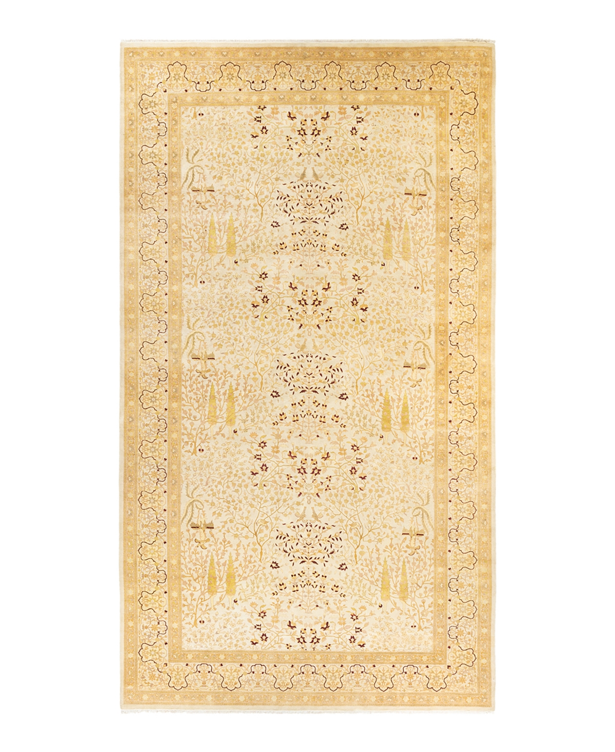 Closeout! Adorn Hand Woven Rugs Mogul M1574 8' x 15' Area Rug - Ivory