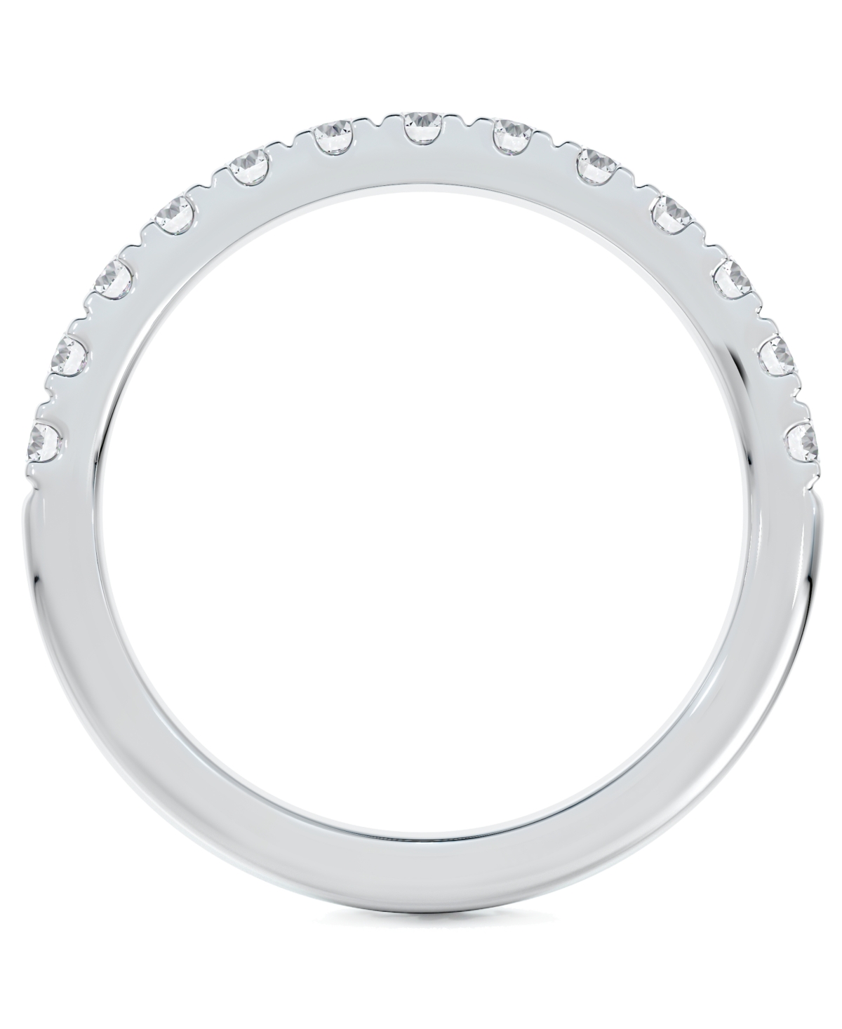Portfolio by De Beers Forevermark Diamond French Pave Wedding Band (1/2 ct. t.w.) in 14k White, Yellow or Rose Gold