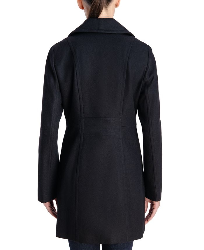 Anne Klein Women's Double-Breasted Peacoat, Created for Macy's ...