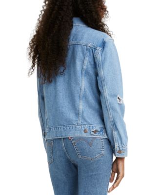 levi's ex boyfriend trucker jacket macys