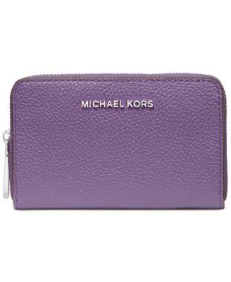 Michael Kors - Jet Set Leather Zip-Around Card Case