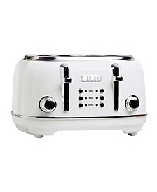 Heritage 4-Slice, Wide Slot Toaster with Removable Crumb Tray, Browning Control, Cancel, Bagel and Defrost Settings - 75013