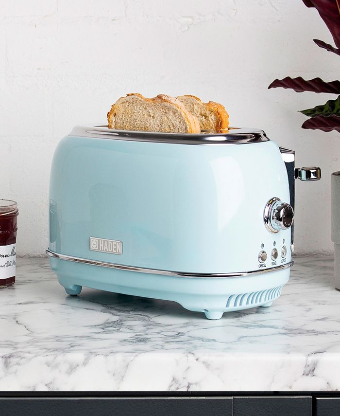 Haden Heritage 2Slice Wide Slot Toaster with Removable Crumb Tray, Browning Control, Cancel