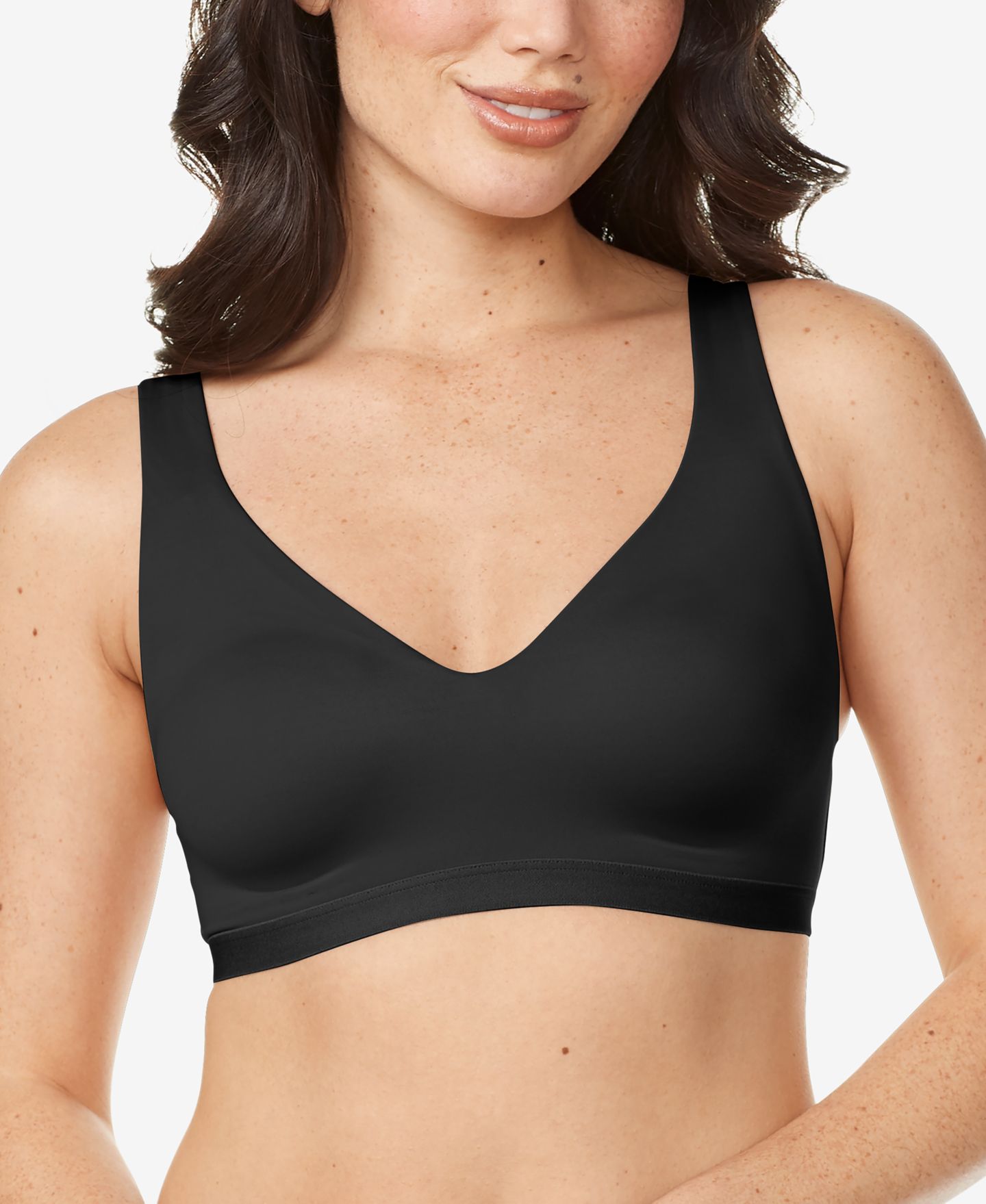Бра Cloud 9® Comfort, лёгкая чашка, без косточек — Warner's, цвет: Чёрный — фото 1