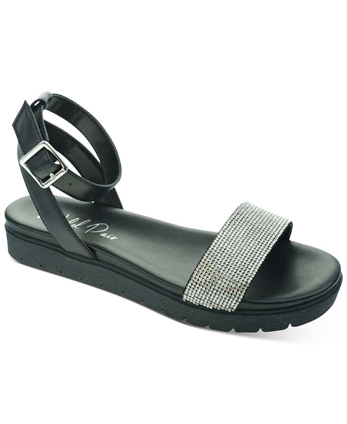Wild Pair Jeenie Ankle Flat Sandals, Created for Macy's - Macy's
