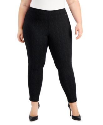 Calvin Klein - Plus Size Herringbone Leggings