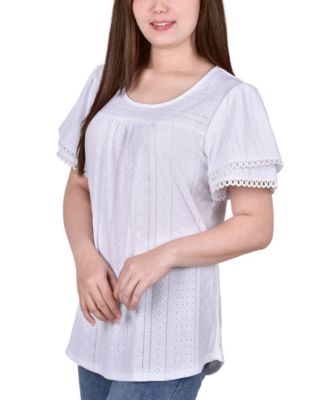Women's Double Flutter Sleeve Top