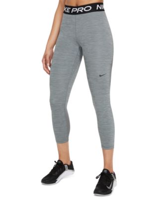 Pro 365 Women's Mid-Rise Cropped Mesh Panel Leggings