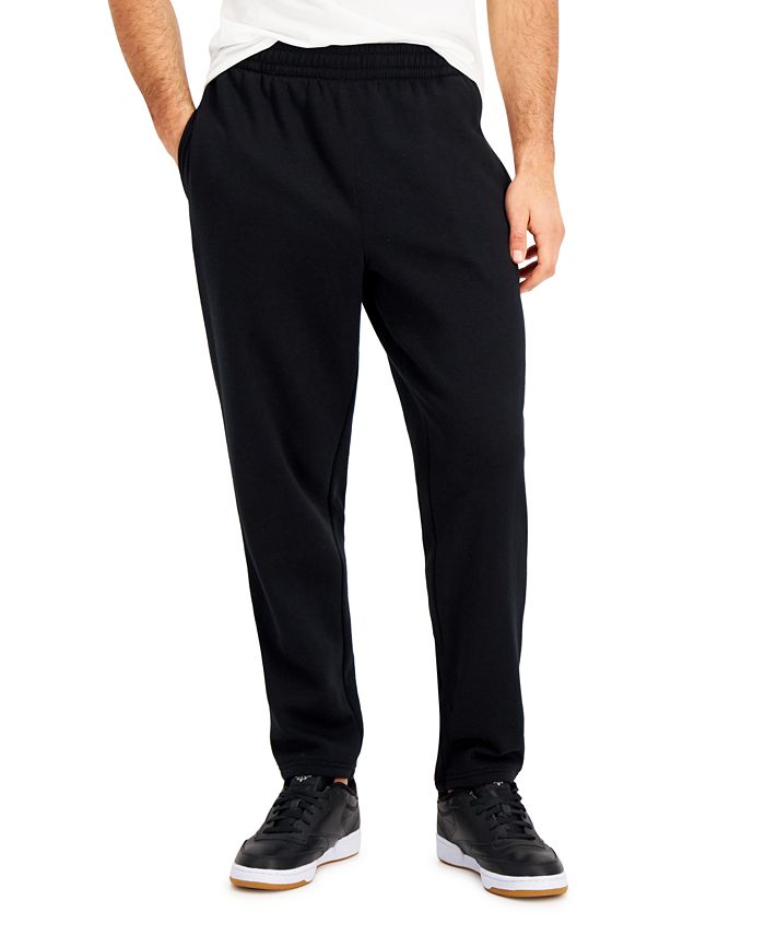 ID Ideology Men's Solid Fleece Pants, Created for Macy's & Reviews ...