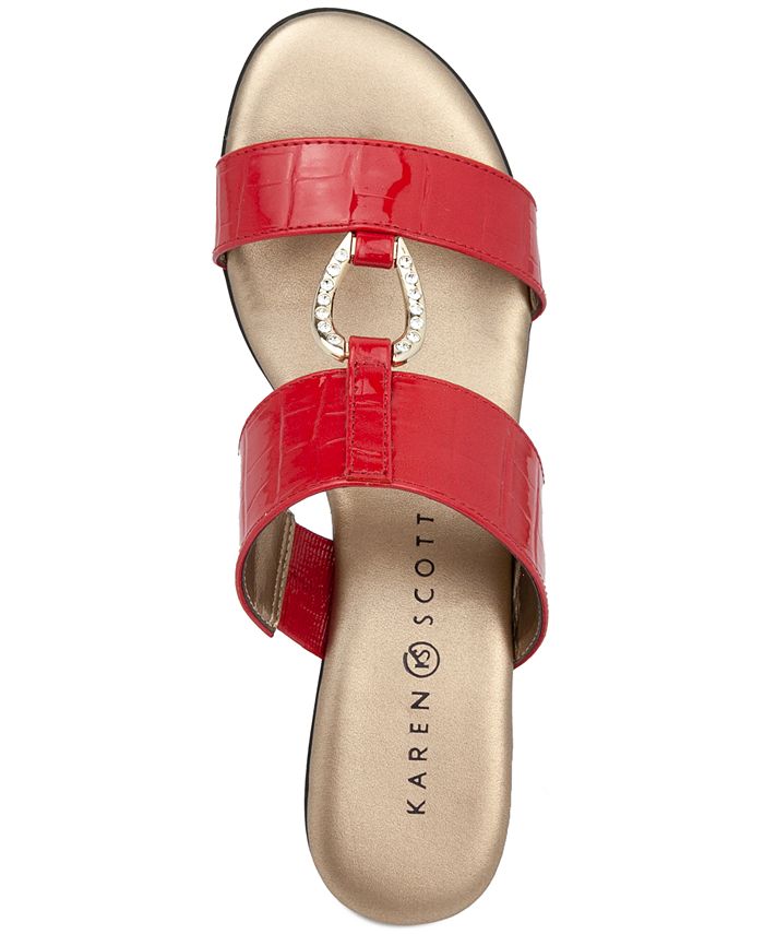 Karen Scott Eanna Sandals, Created for Macy's & Reviews - Sandals ...