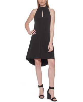 Calvin Klein - High-Low Halter Dress