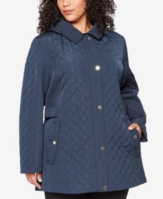jones new york quilted coat