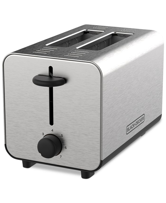 BLACK & DECKER 4-Slice Stainless Steel Toaster at