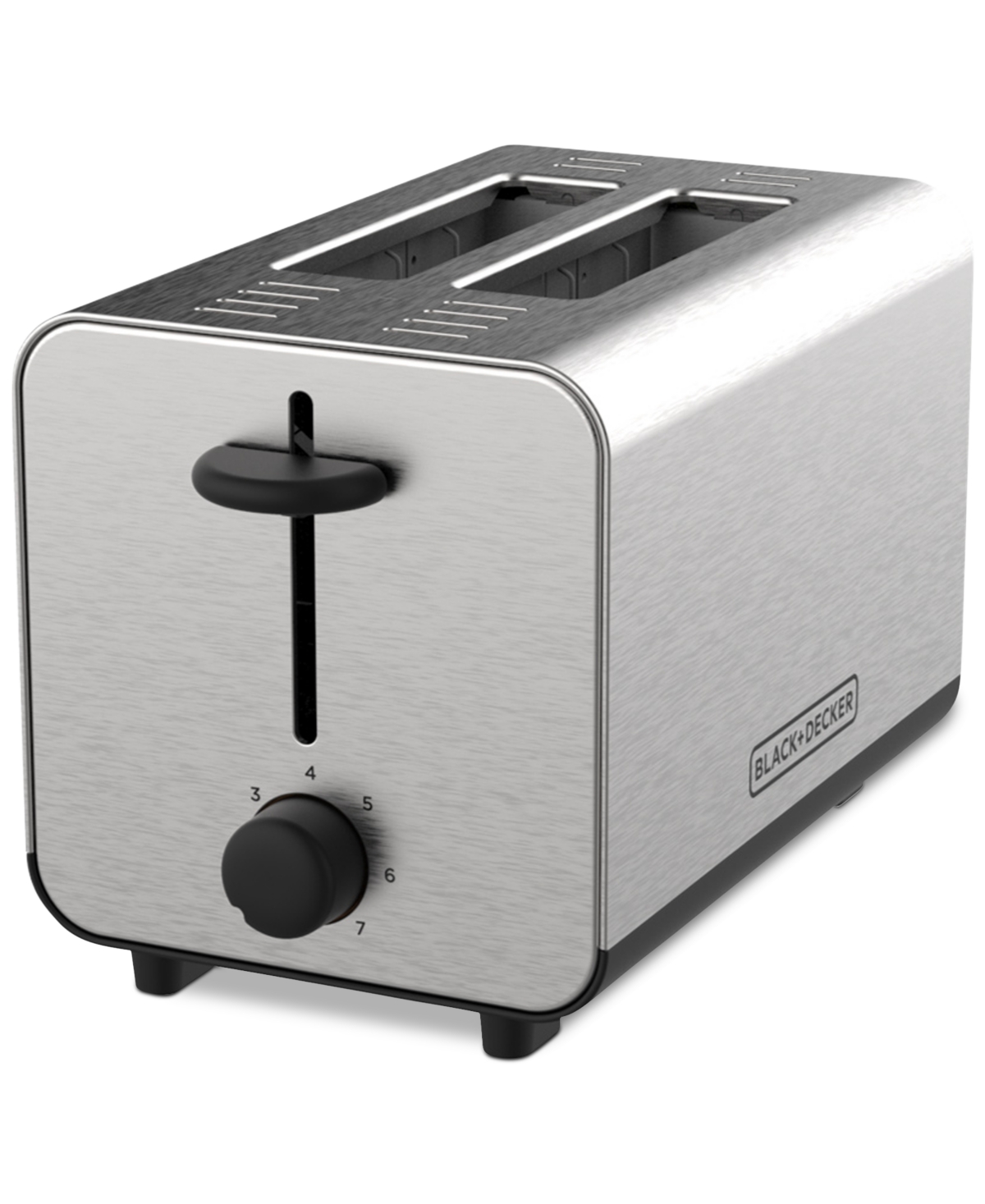Black & Decker 2-slice Stainless Steel Toaster In Silver