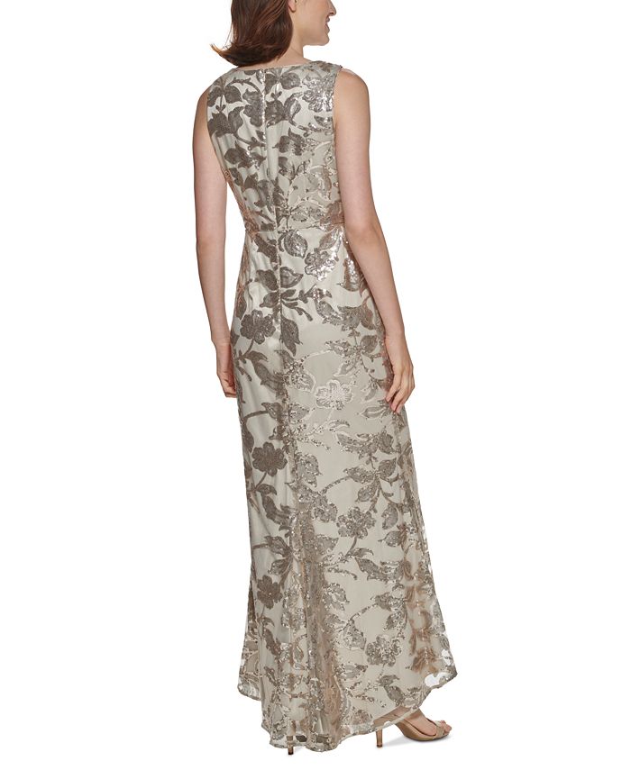 vince camuto sequin gown
