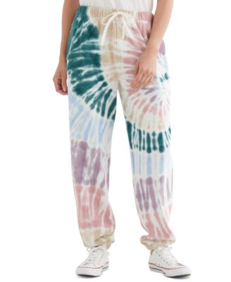 tie dye cotton joggers