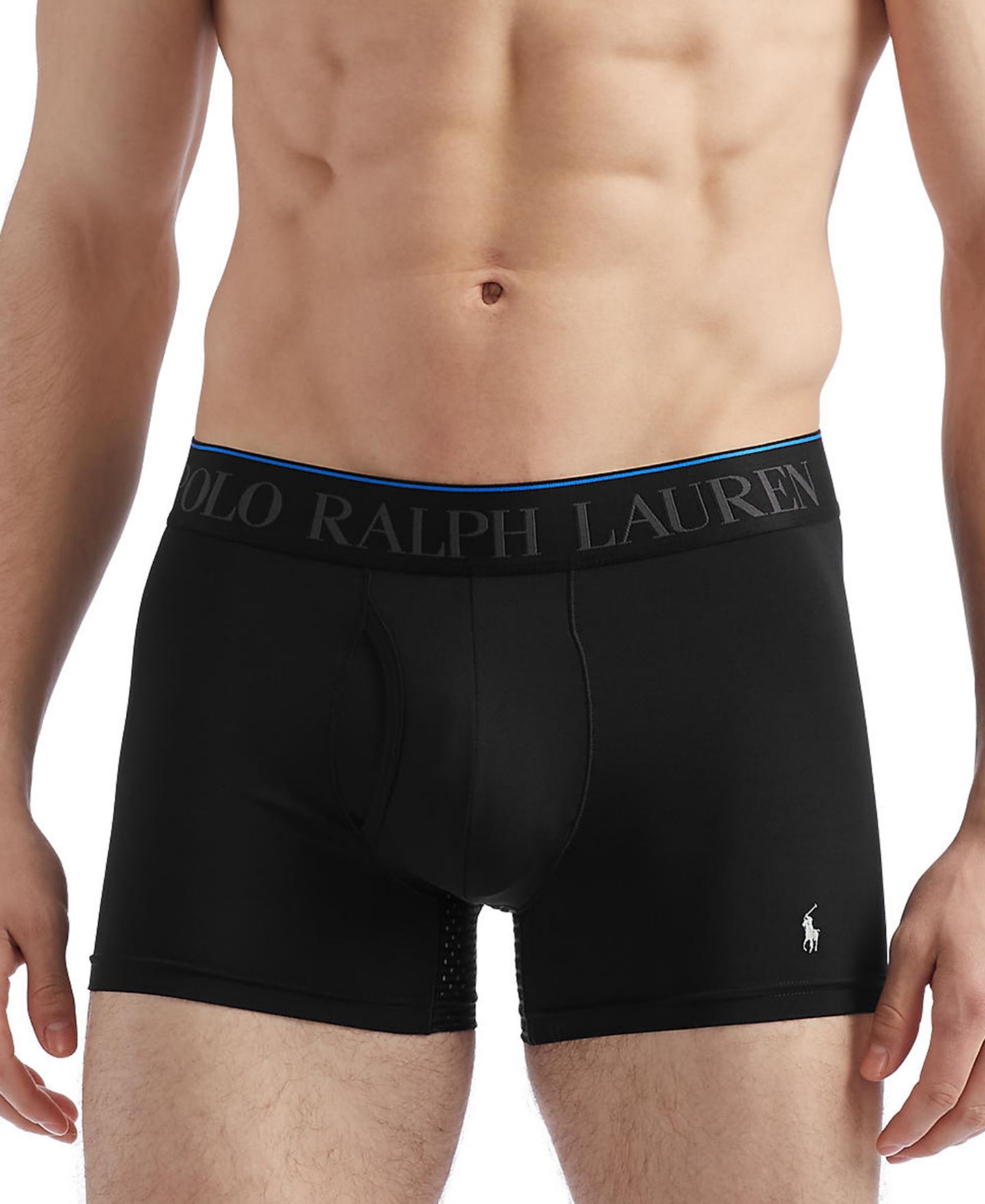 Трусы-боксеры Air для мужчин, 3 шт. — Polo Ralph Lauren, цвет: Синий / Чёрный — фото 6