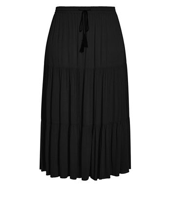 City Chic Trendy Plus Size Paradise Skirt - Macy's