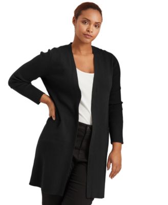 Lauren Ralph Lauren - Plus-Size Cotton-Blend Cardigan