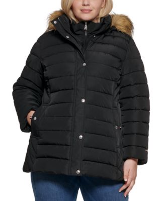 tommy hilfiger women's plus size coats